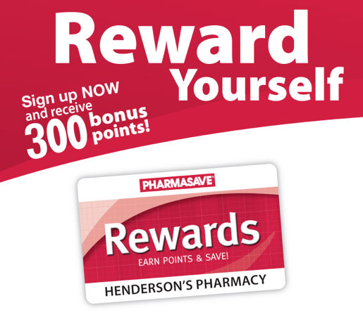 Pharmasave Henderson's Rewards Card
